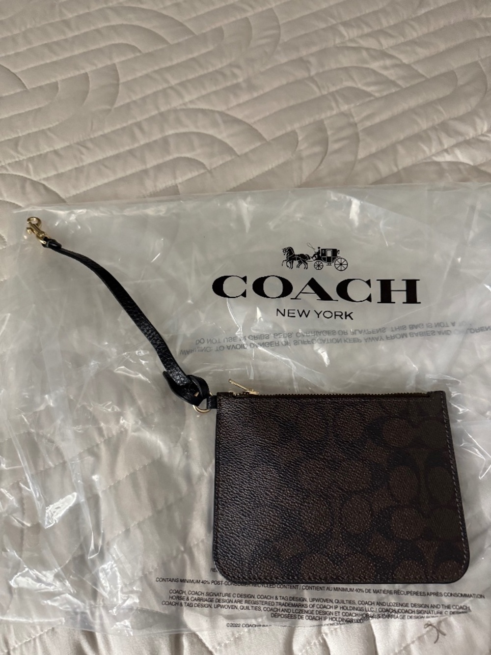 Nwt coach wristlet